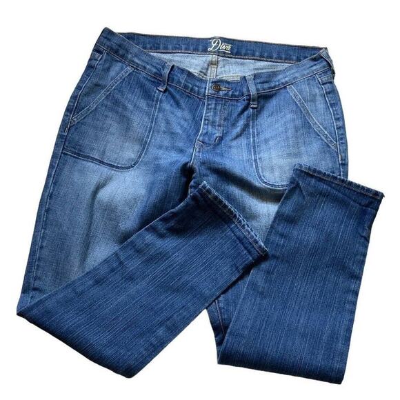 Old Navy The Diva Jeans Women's Size 12 Regular Blue Denim - Picture 5 of 10